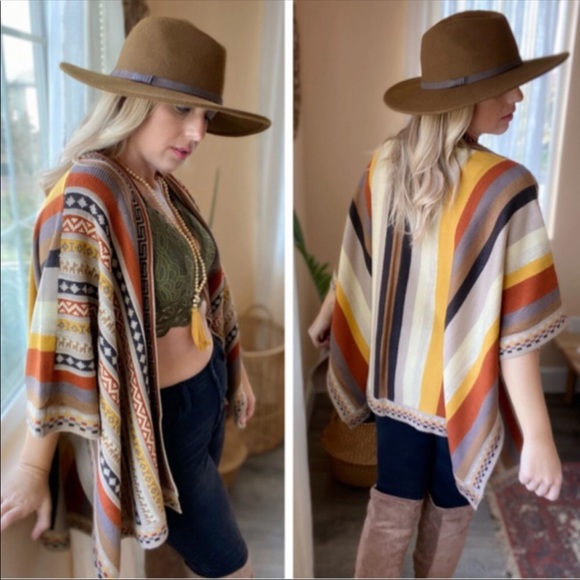 💃🏻Ruana Poncho Multi pattern - Picture 13 of 13